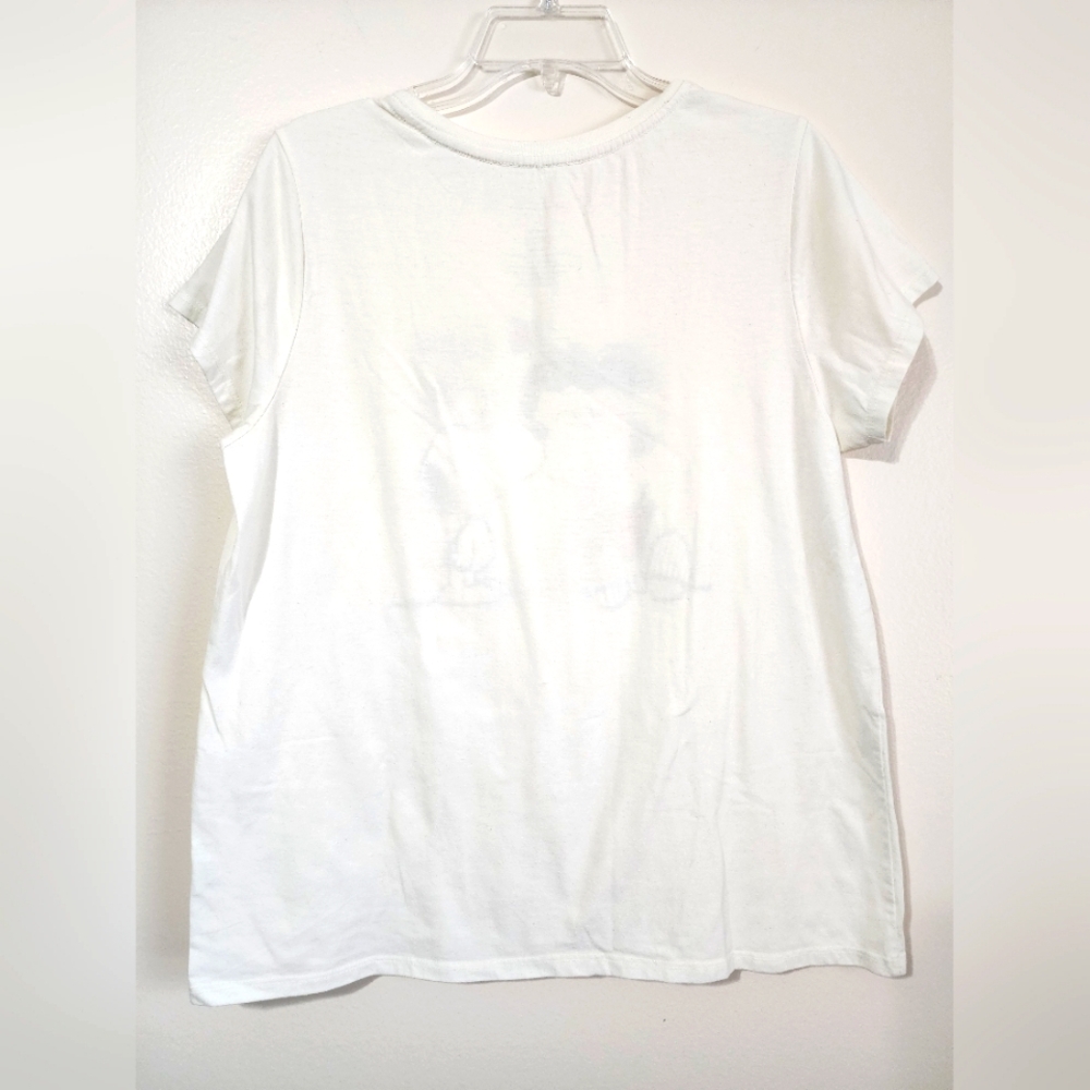 Women's Snoopy Valentine's Day White Tshirt Size Large - Picture 5 of 5
